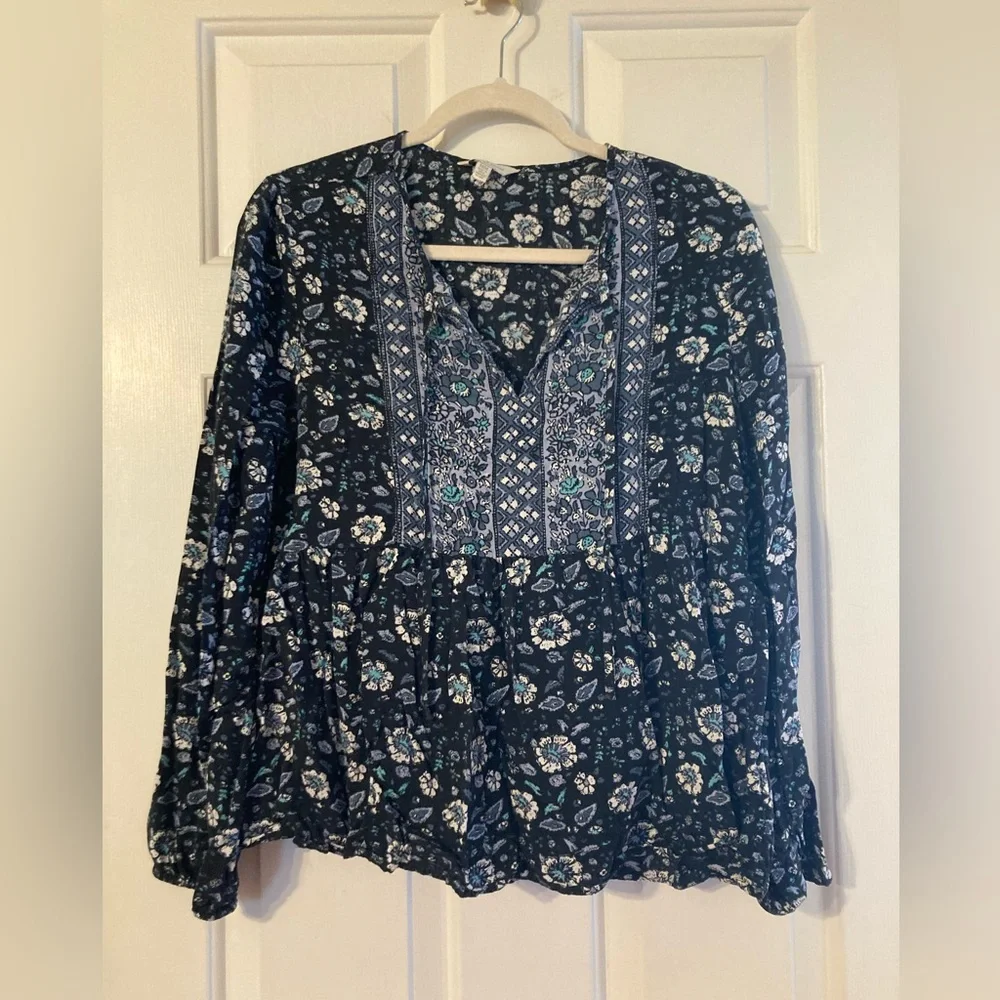Lucky Brand Floral Blouse - Picture 2 of 10